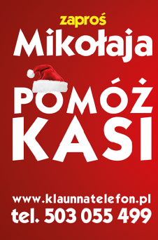 Mikołaj dla Kasi. Wizyty domowe 2015 w Kluczborku i okolicach.